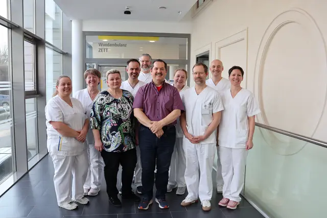 Sandra Yvon, Christine Schütz, Andrea Denk, Johannes Tod, Markus Goller, Gerhard Kammerlander, Melanie Wieselmayer, Severin Ramberger, Theodor Bokic, Andrea Fexa | Foto: Landesklinikum Melk