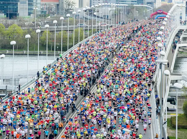 Am Sonntag steigt mit dem Hauptbewerb der Höhepunkt des Marathon-Wochenendes. Bei den Teilnehmenden gibt es bereits einen Rekord. Auch auf der Strecke gibt es Chancen für Bestmarken. (Archiv) | Foto: APA-Images / EXPA / Michael Gruber