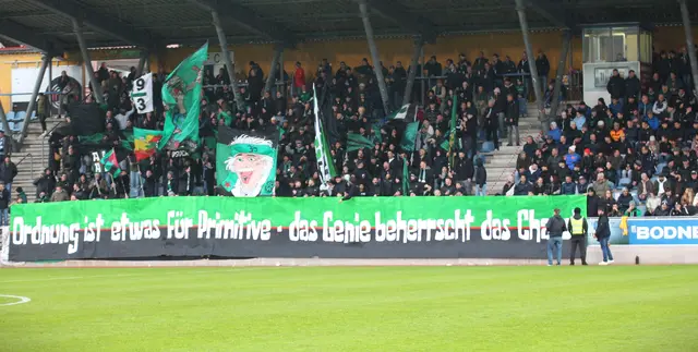 Wacker Fanspruch vor dem Spiel. | Foto: © Friedl Schwaighofer