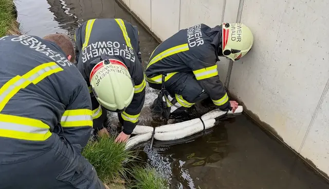 Öl gelangte in St. Oswald bei Freistadt in die Feistritz
