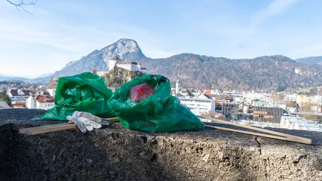 Über 500 Freiwillige beteiligten sich bei der Frühjahrsreinigungsaktion in Kufstein.  | Foto: Stadtwerke Kufstein 