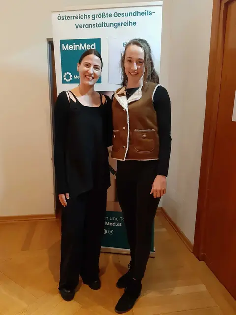 Die beiden Diätologinnen Irene Ungersböck und Carmen Reichardt vom Krankenhaus der Barmherzigen Brüder Eisenstadt informierten im Haus der Begegnung.  | Foto: MeinMed