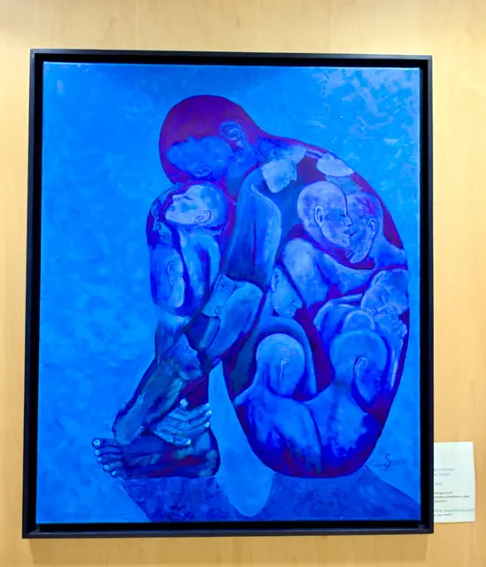 So malt die Künstlerin: Eines von vielen Werke von Silvia Paizoni.