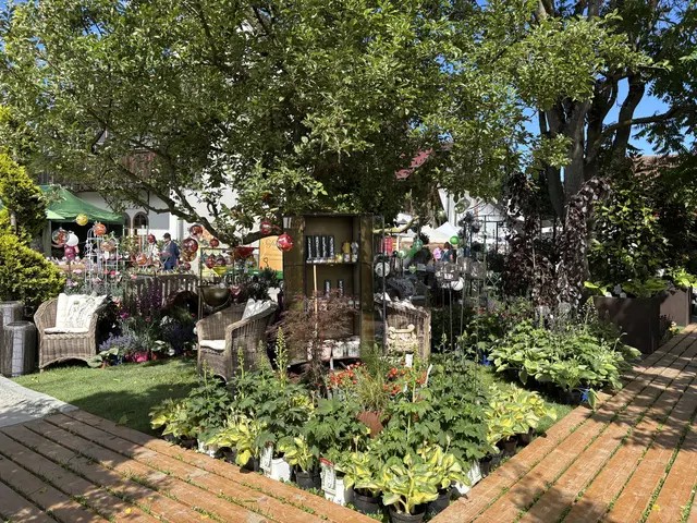 Viele Dekoideen und Blumenarrangements lassen die Herzen der Gartenfreunde höher schlagen. | Foto: B. Gady