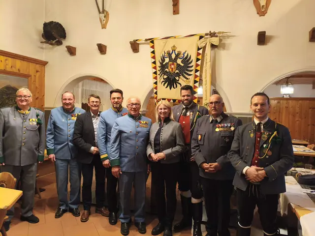 In Zirl fand kürzlich die Jahreshauptversammlung der Kaiserjäger statt.  | Foto: Kaiserjäger Zirl