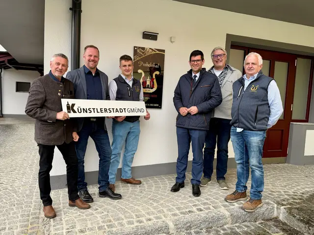 Die Freude in der Künstlerstadt ist groß. | Foto: Büro LHStv. Gruber