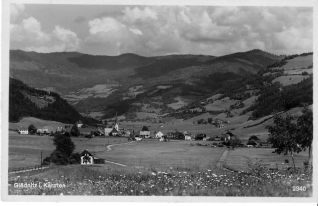 Glödnitz im Jahre 1930