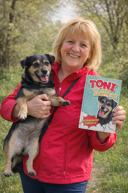 Als Inspiration für Gabriela Mittendorfers Buchprojekt diente ihr Hund Toni. | Foto: Sandra Voglmayr