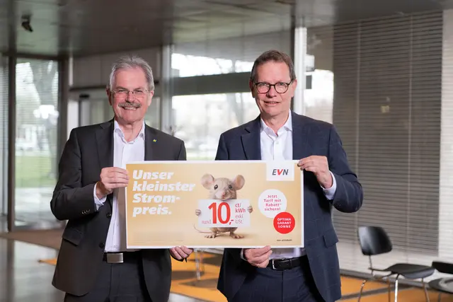 Seite an Seite: Karl Wilfing (NÖs Senioren) und Stefan Szyszkowitz (EVN) | Foto: Daniela Matejeschek/EVN