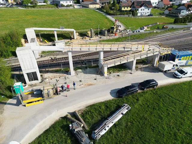 Eine der vielen PORR-Baustellen – die Fußgängerbrücke Friedberg | Foto: PORR AG