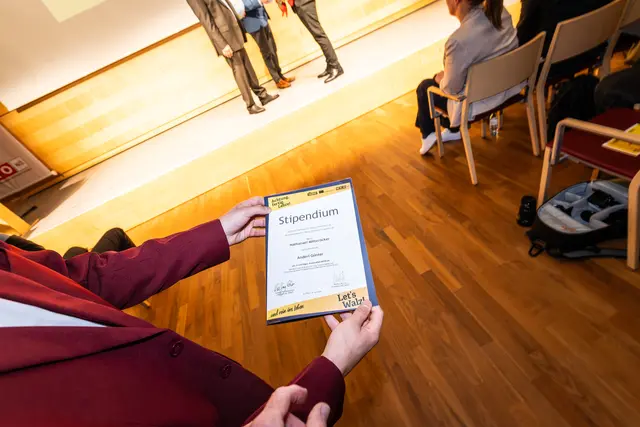 Das Stipendium ist ihnen sicher. | Foto: Andreas Kraus