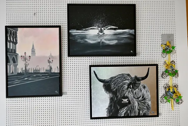 Die Bilder sind derzeit im Unterperfer Wohn- und Pflegeheim zu sehen.