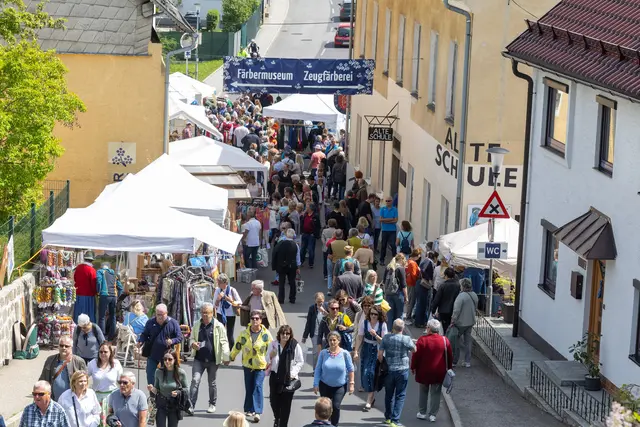 Der Färbermarkt in Gutau. | Foto: Verbund Oö. Museen