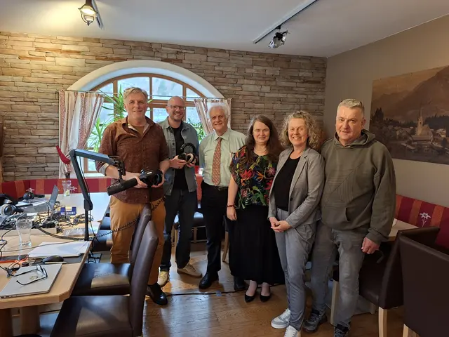 Die Kirchstub'n verwandelte sich in ein Radiostudio