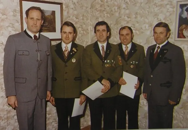 Franz Nussmayr im Jahr 1982 bei der Jubiläumsfeier 75 Jahre Stadtkapelle | Foto: Museum im Rathaus