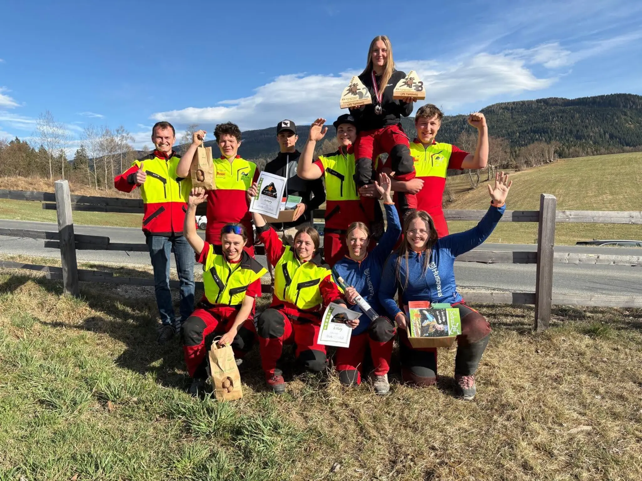 LLA Lienz impresses at forestry competitions: Nimble and safe with the ...