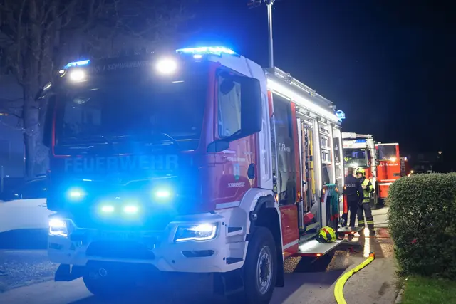 Küchenbrand in Mehrparteienwohnhaus in Schwanenstadt