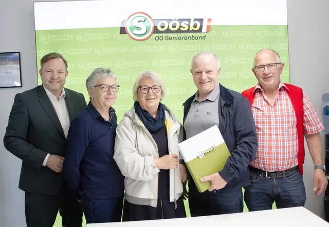 Neuer Obmann knüpft wichtige Kontakte bei Landesleitung in Linz