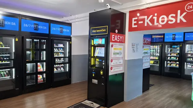 E-Kiosk: 24 Stunden einkaufen möglich. | Foto: Josef Wind