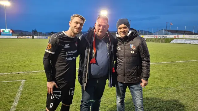 Korneuburger Kräfte: Kapitän und Co-Trainer Emanuel Thoma, Edelfan und Gemeinderat Thomas Sauer, Neo-Trainer Senad Mujakic. | Foto: privat