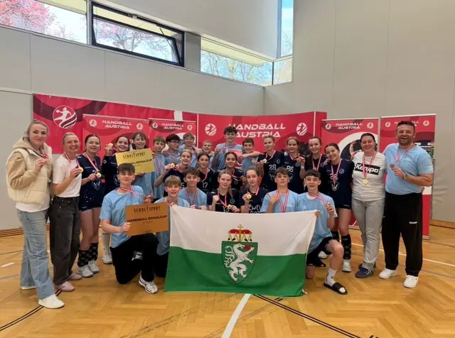 Gold für die Mädchen und Bronze für die Burschen: Die MS Bruck an der Mur räumte bei den Österreichischen Meisterschaften im Handball-Schulcup in Klagenfurt ab. | Foto: MS Bruck/Mur