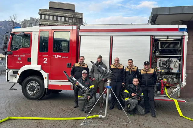 Feuerwehr Lienz setzt auf Weitstrahlregner