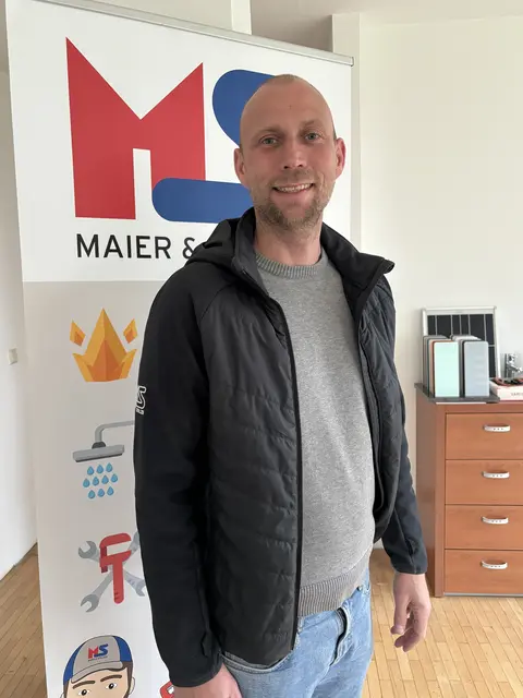 Techniker Thomas Scheibmeier, Experte für grüne Energie. | Foto: kai