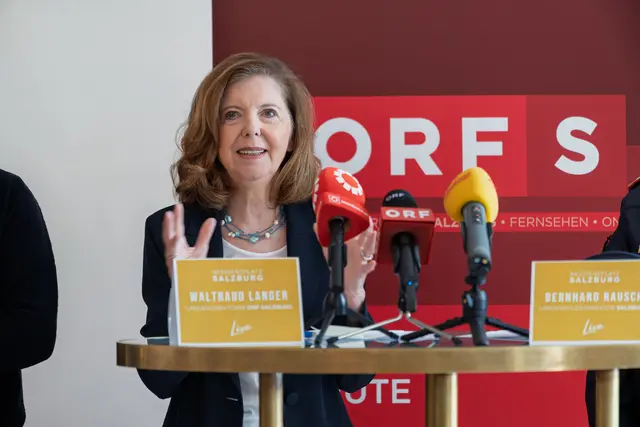 Stellten das Programm zu den Residenzplatzkonzerten vor. Im Bild: Waltraud Langer (Landesdirektorin ORF Salzburg) | Foto: Stadt Salzburg / Alexander Killer