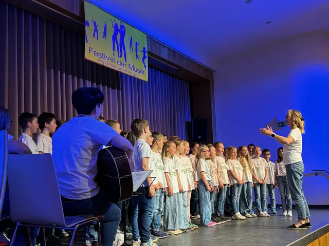 Der Schulchor der Volksschule Griffen unter der Leitung von Sara Ouschan und Natascha Stuck | Foto: MeinBezirk.at/Petra Lammer