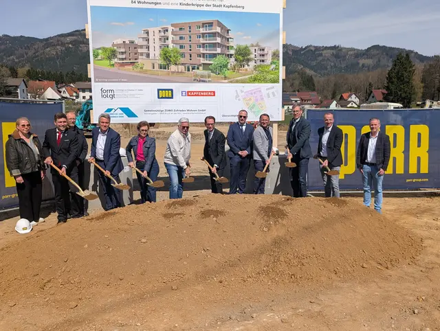 Spatenstich für neues Wohnprojekt „Wohnen am Zöllbach“