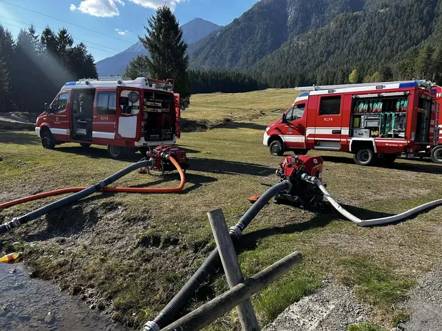 Feuerwehren rund um St. Stefan trainieren gemeinsame Einsatzabläufe