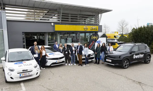 bis zum 15. Mai
fahren die Berater_innen des Service für Unternehmen wieder verstärkt zu den Kärntner
Betrieben, um vor Ort über AMS-Services zu informieren und beraten. | Foto: AMS Kärnten/Peter Just