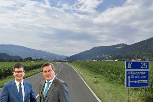 Martin Gruber und Peter Hanke haben sich geeinigt. | Foto: BMIMI/Tobias Holzer, googlemaps