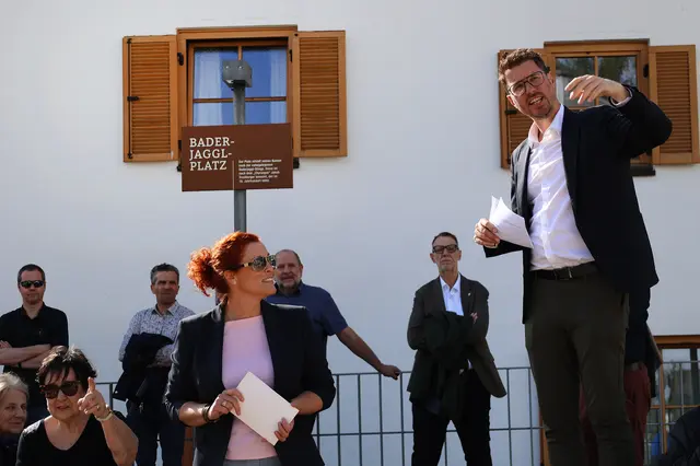 Auch der Bader-Jaggl-Platz war Teil der Begehung | Foto: MG Telfs/Hackl