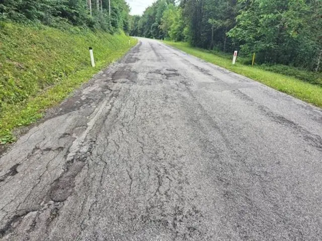 Die L4 Fellbacher Straße in der Gemeinde Steinfeld wird saniert. | Foto: Land Kärnten