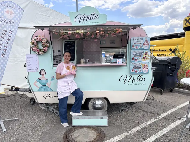 Isabella Schenz verzauberte die Besucher mit köstlichen Waffeln. | Foto: Pricken