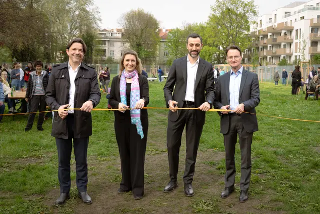 Parkanlage Don-Bosco-Wiese feierlich wiedereröffnet