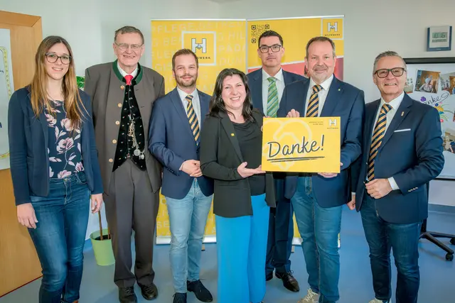 Der Lions Club trägt mit seiner Spende maßgeblich zur Weiterführung eines wertvollen Angebotes des Hilfswerks bei. | Foto: Hilfswerk Kärnten/Bernhard Knaus