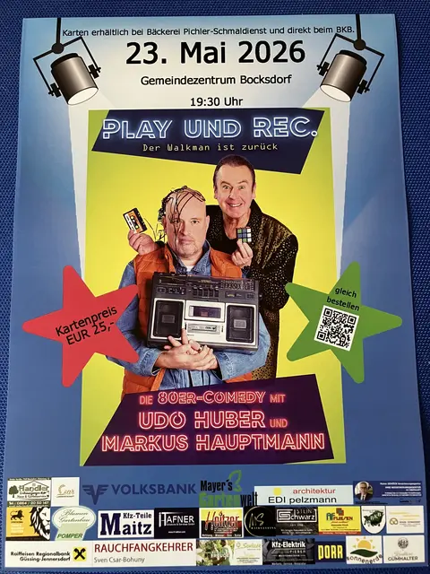 Udo Huber bringt die 80er Jahre nach Bocksdorf