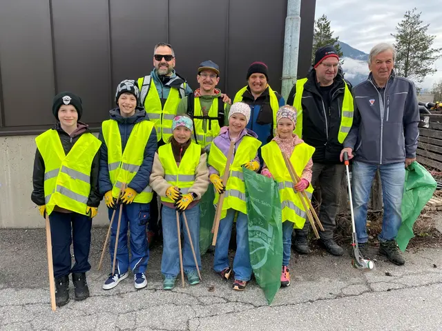 Hunderte Kilo Müll bei 