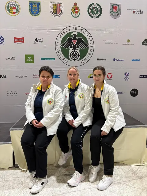 Teilnehmerinen der Österr. Staatsmeisterschaft.
Vlnr: Anja KITZ, Alexandra GRACNER und Sammy-Joe KRAINZ.