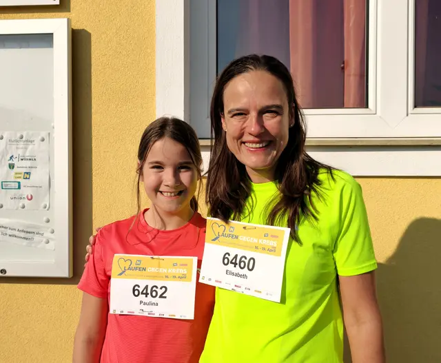 Paulina und Elisabeth Thomas glücklich am Ziel. | Foto: Christian Nowotny