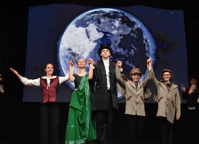 Die HauptdarstellerInnen: Nina Fiedler, Amades Beisser, Sabastian Müller, Isabell Steininger und Ella Döltl