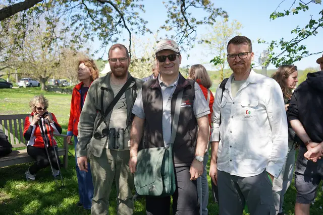 Die Natur- und Kulturvermittler Arno Cimadom, Christian Seywerth und Robert Puser gaben interessante Einblicke bei den Themenwanderungen | Foto: Andrea Glatzer