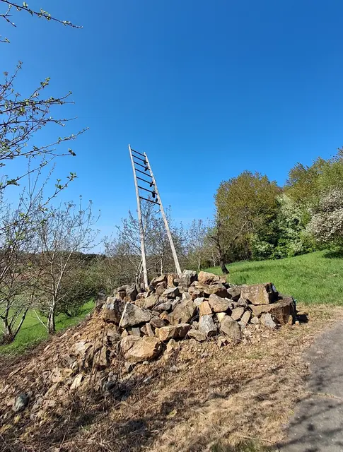 Die Himmelsleiter - ein Kunstwerk am Himmel und Erde Wanderweg | Foto: Gold Michaela