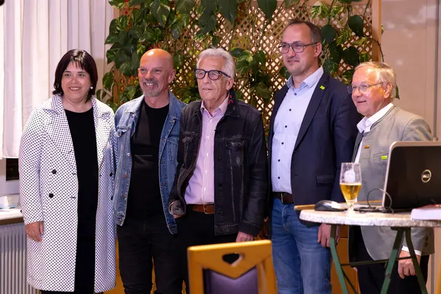 Vortrag in Oberweißenbach: Agnes Totter, Karl Brandl, Johann Schleich, Markus Billek und Josef Ober (v. l.) | Foto: Johann Schleich