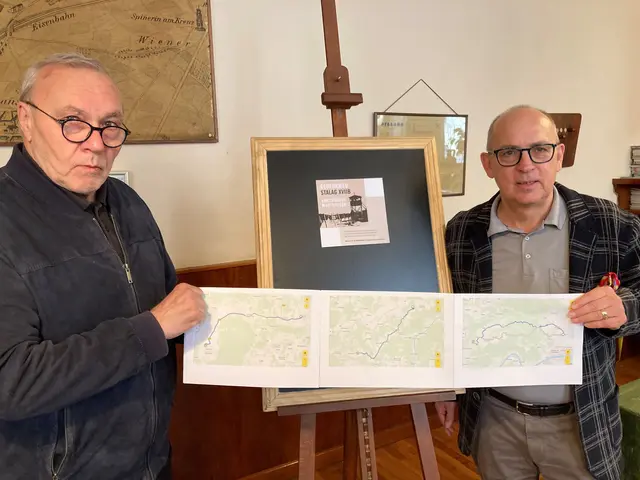 Auf dem Weg Richtung Westen im April 1945