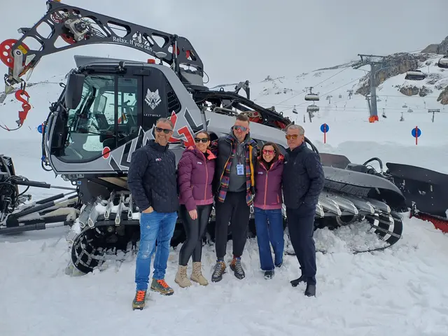 Die Funktionäre des TVB Paznaun-Ischgl mit dem Schlagerstar aus Berlin | Foto: Monika Hammerl