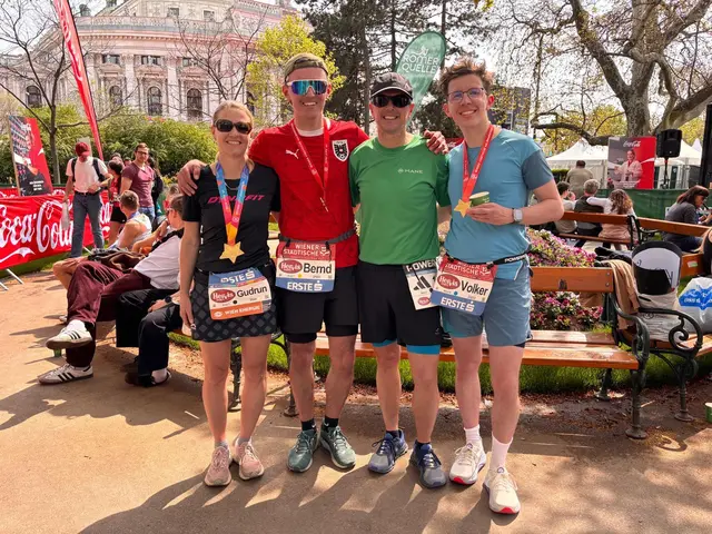 Die Dorner-Familie im Ziel | Foto: Dorner