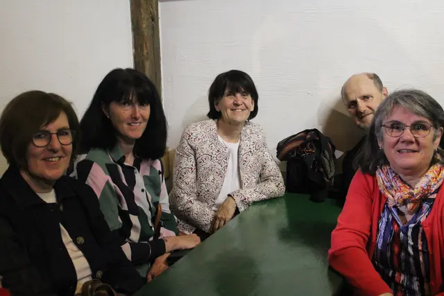 (v.l.n.r) Doris Ziniel, Renate Hamm, Maria Mantler, Michael Mantler und Edith Brettl.